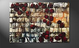 'Colored Roses' 120x60cm quadro