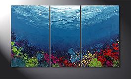 'Coral Garden' 140x80cm quadro