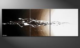 'Erupted Light' 190x70cm quadro