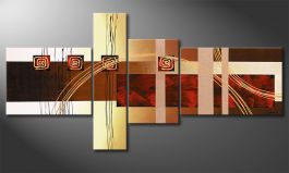 'Golden Ways' 160x80cm quadro da soggiorno