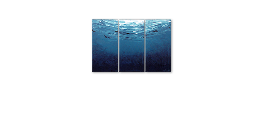 Das Wandbild Deep Blue 120x80cm
