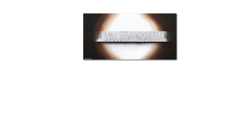 Das Leinwandbild Silver Waves 140x70cm