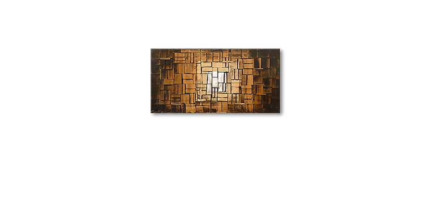 Das Wandbild Earth Cubes in 120x60cm