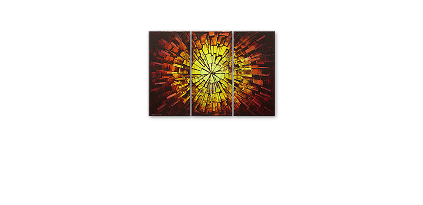 Das Wandbild Fiery Explosion 120x80cm