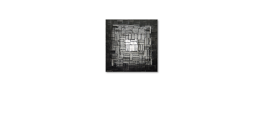 Das Wandbild Light Cube in 80x80cm
