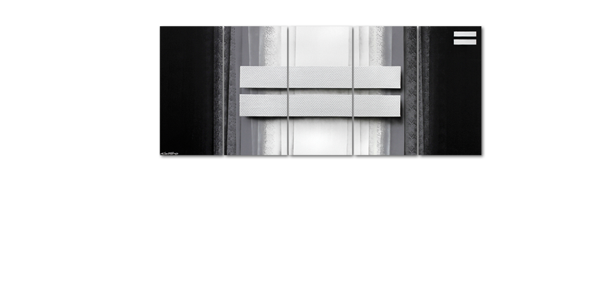 Das Wohnzimmerbild Silver Rain 200x80cm