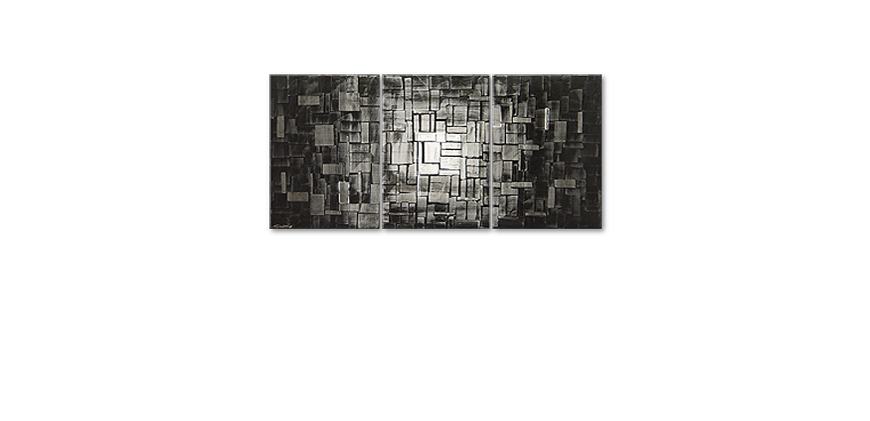 Das moderne Wandbild Moon Cubes 150x70cm