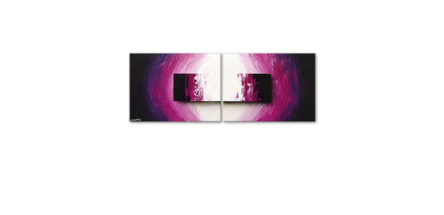 Das moderne Wandbild Purple Rain 160x60cm