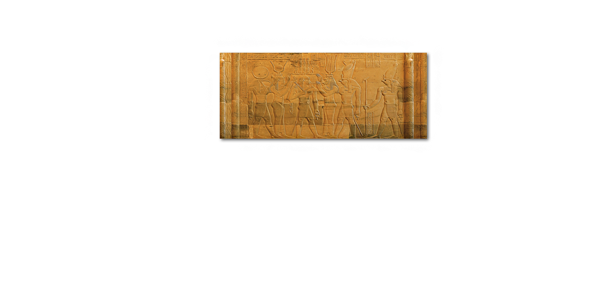 Das Leinwandbild Egypt in 120x50cm