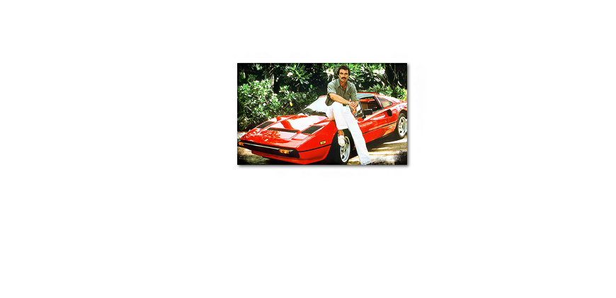 Das gedruckte Wandbild Ferrari Magnum 100x60cm