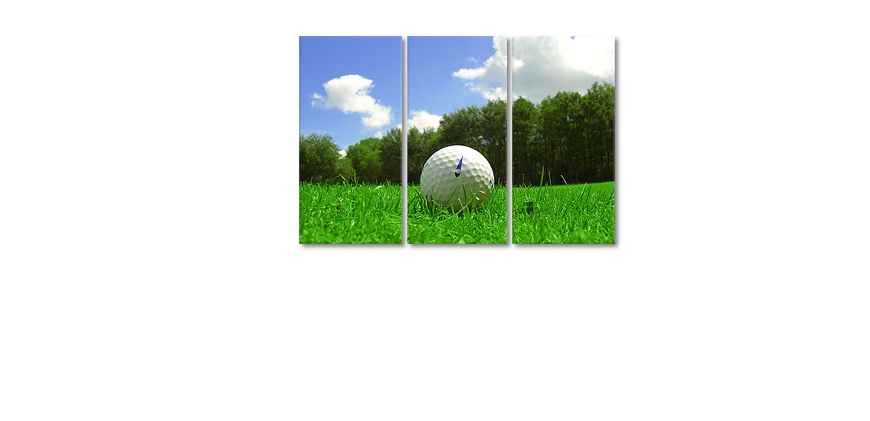 Golf Course 120x80cm Wandbild