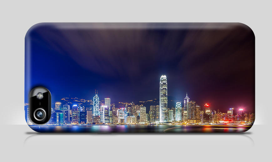 Die Handyhülle Hongkong At Night