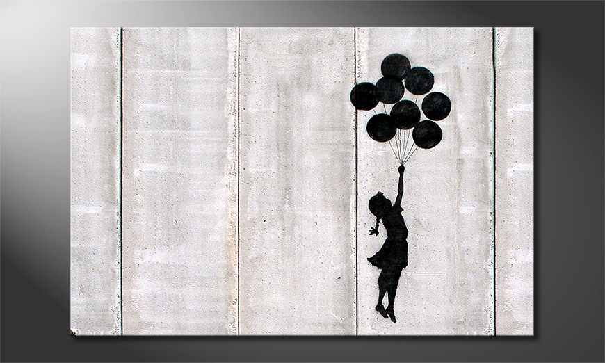 Das Leinwandbild Banksy No3