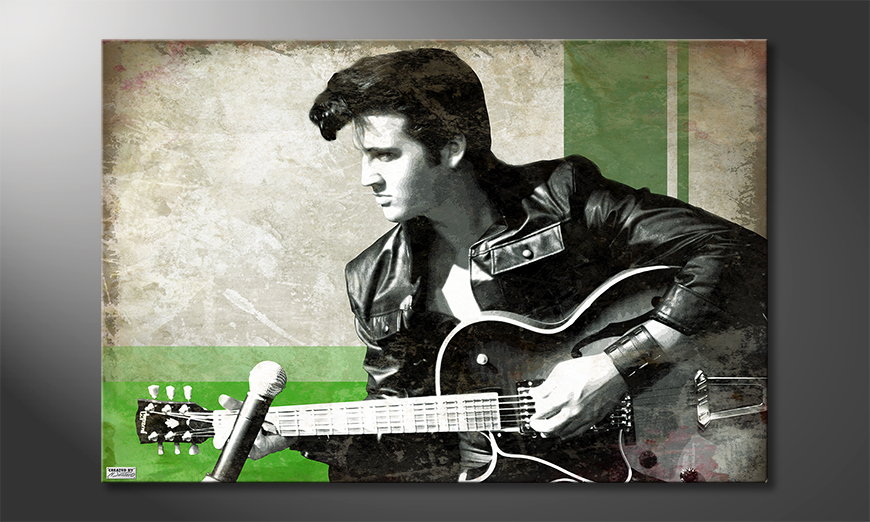 Das Leinwandbild Elvis