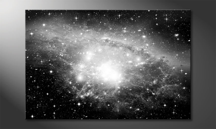 Das Leinwandbild Galaxy