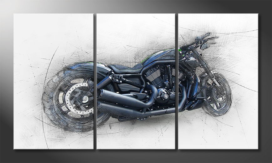 Das-Leinwandbild-Harley-Nr-6-180x100-cm