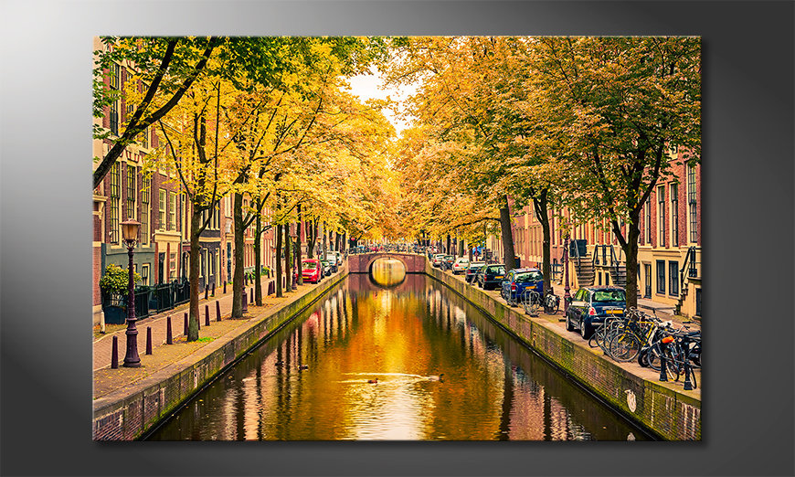 Das-Wandbild-Autumn-In-Amsterdam