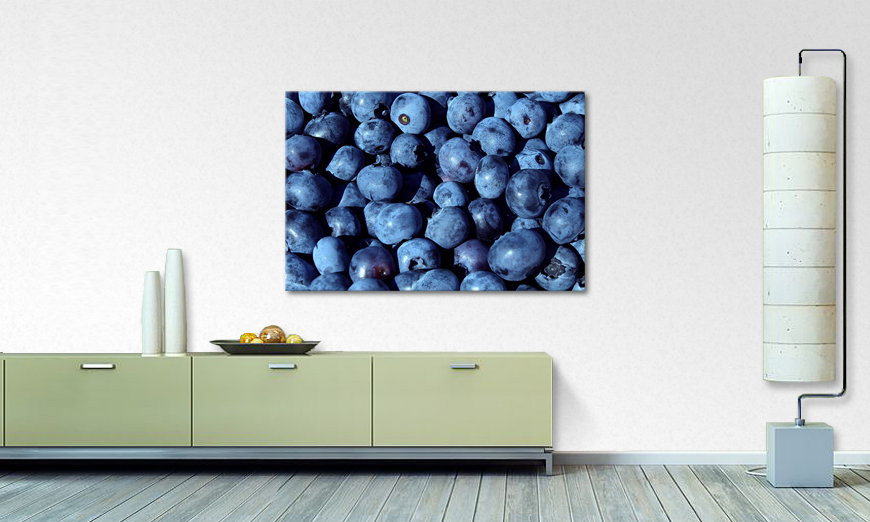 Das Wandbild Blueberries