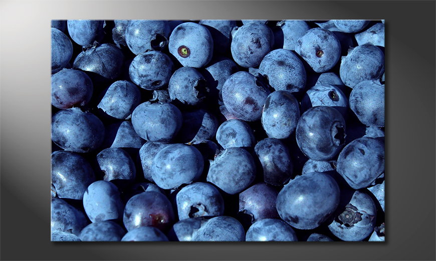 Das Wandbild Blueberries