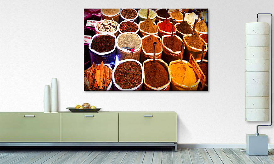 Das Wandbild Colorful Spices