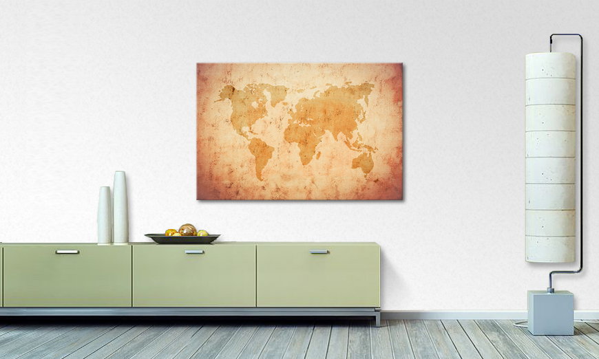 Das Wandbild Old Worldmap