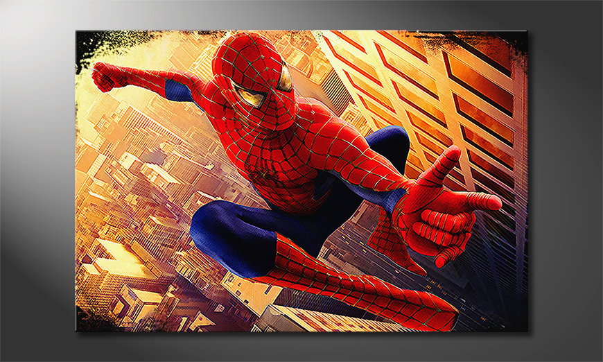 Das-Wandbild-Spiderman-Moment