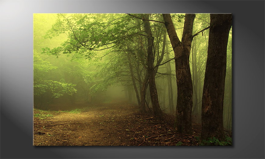 Das-exklusive-Bild-Green-Forest-90x60-cm