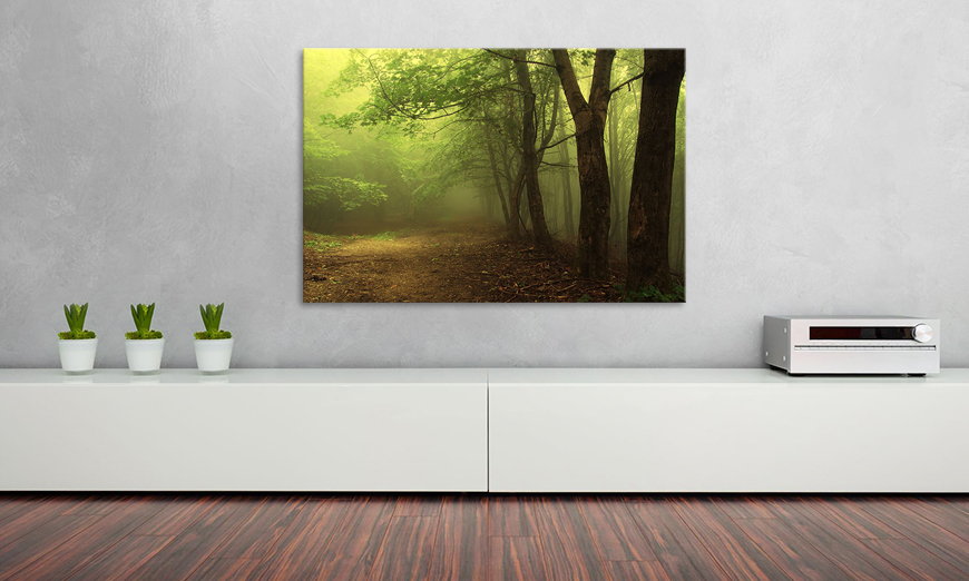 Das exklusive Bild Green Forest 90x60 cm