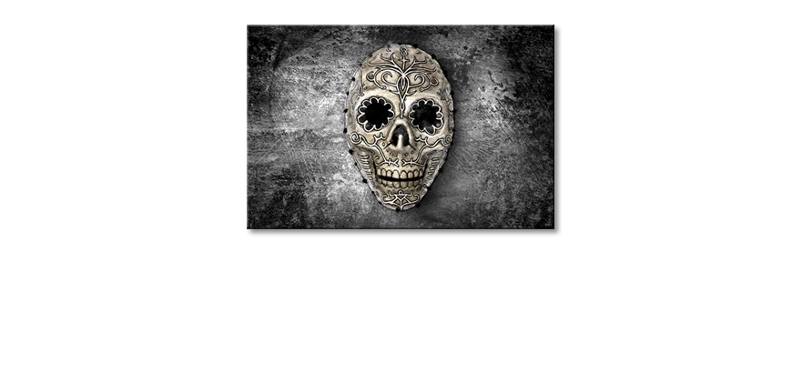 Das-exklusive-Bild-Monochrome-Skull