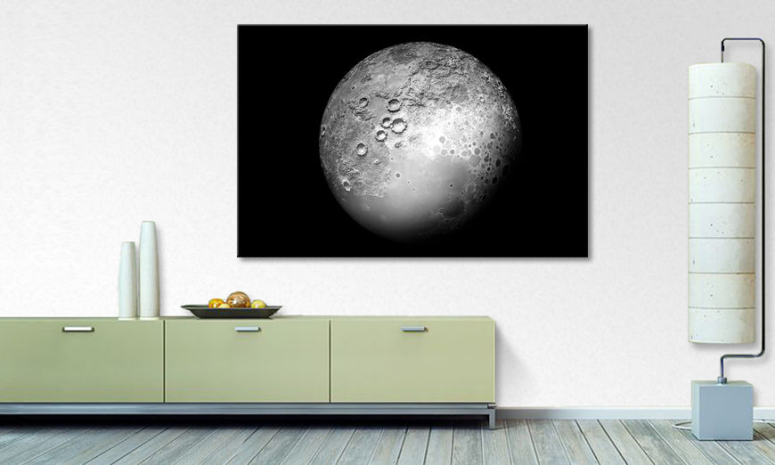 Das gedruckte Bild The Moon