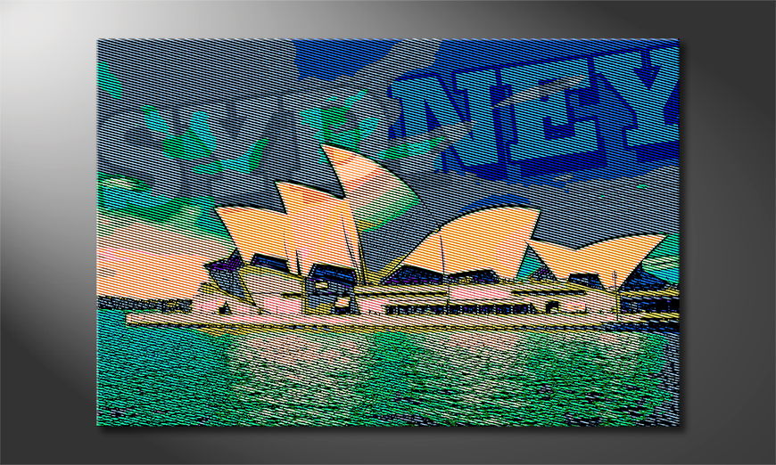 Das-gedruckte-Wandbild-Sydney