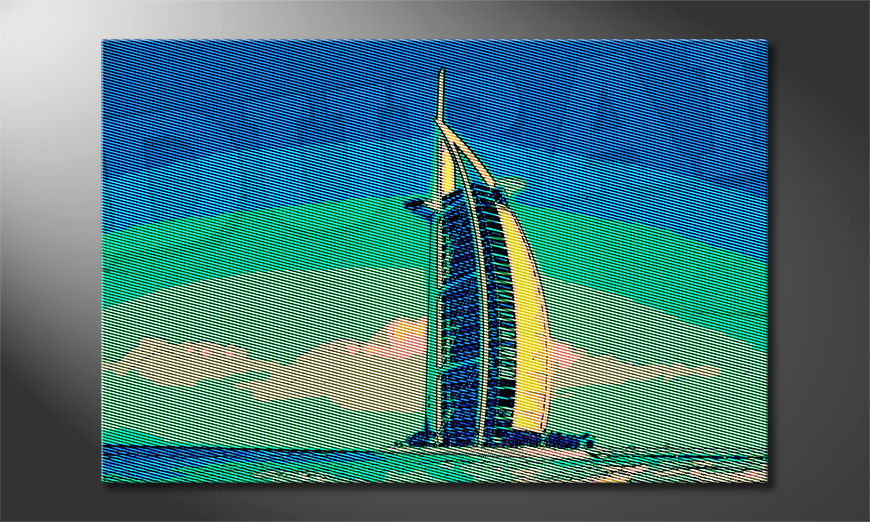 Das moderne Bild Dubai in 6 Größen