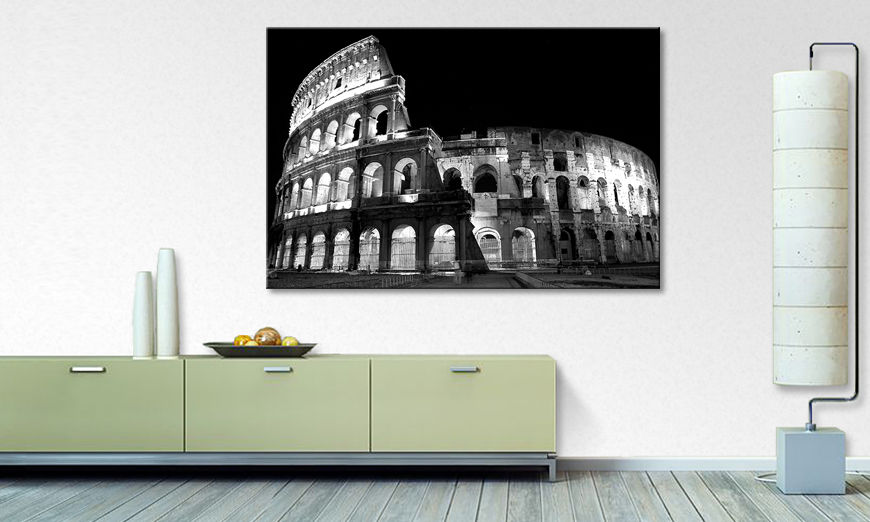 Das moderne Leinwandbild Colosseum