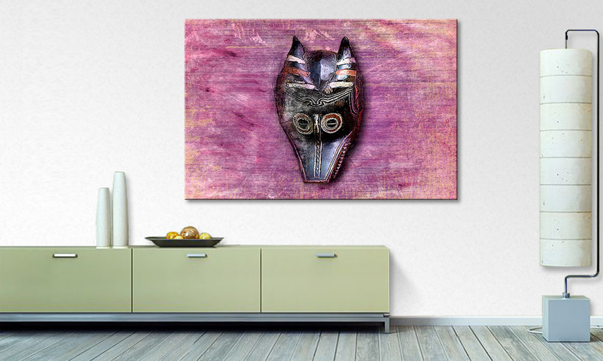 Das moderne Wandbild Afro Mask