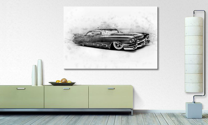 Das moderne Wandbild Beauty Cadillac