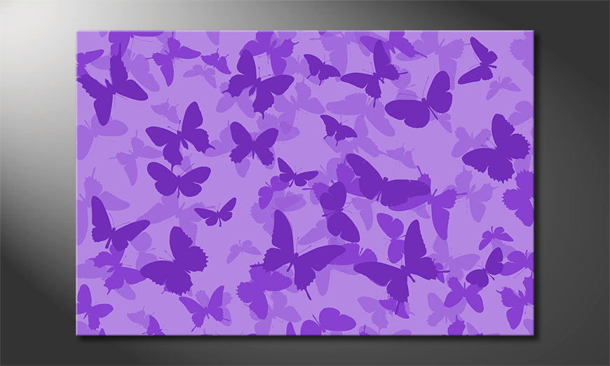 Das-moderne-Wandbild-Butterflies