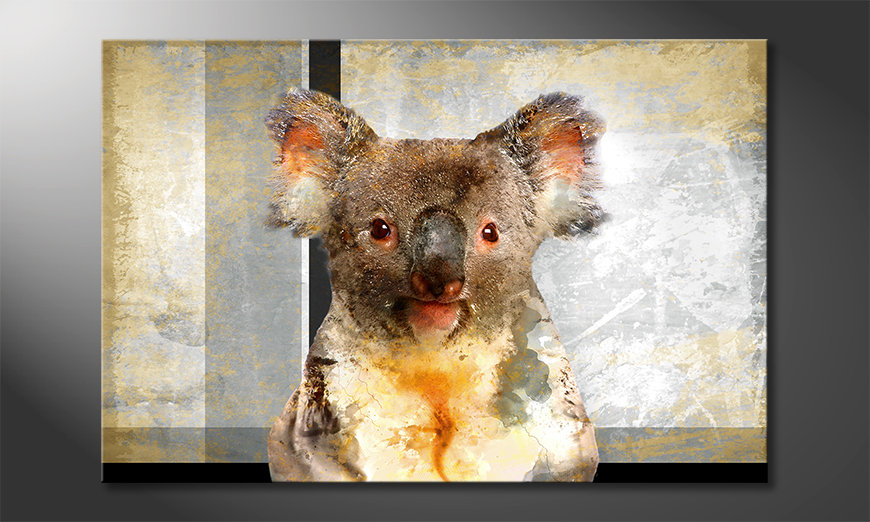 Das moderne Wandbild Chill Koala