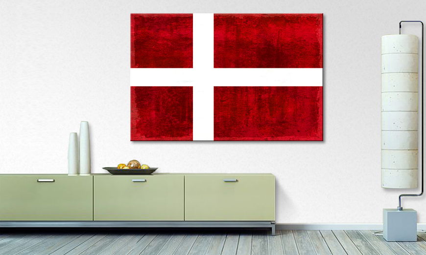 Das moderne Wandbild Dänemark