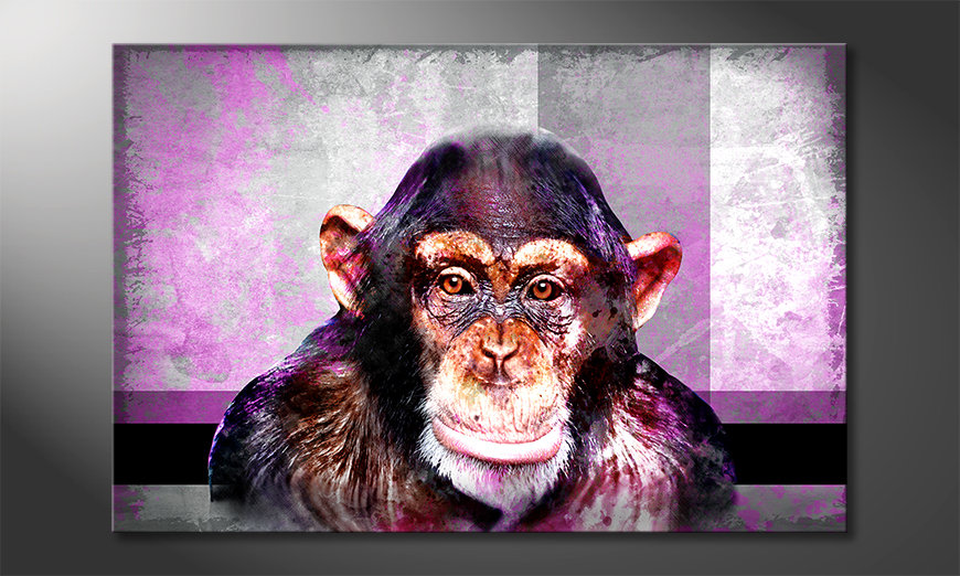 Das-moderne-Wandbild-Mr-Monkey