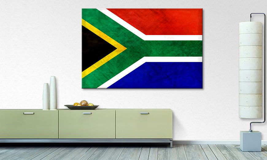 Das moderne Wandbild Südafrika