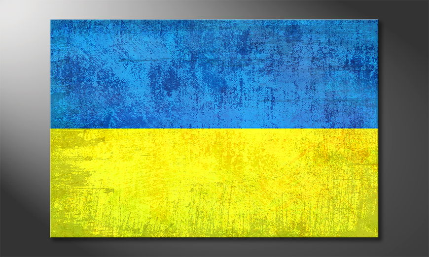 Druck auf Leinwand: Ukraine