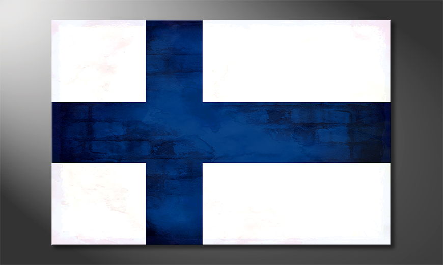 Leinwand-auf-Rahmen-Finnland