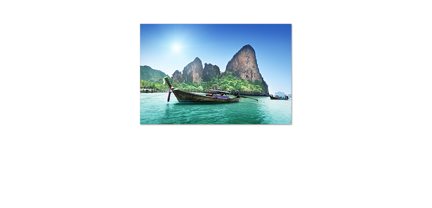 Romantisches-Poster-Boats-in-Bay
