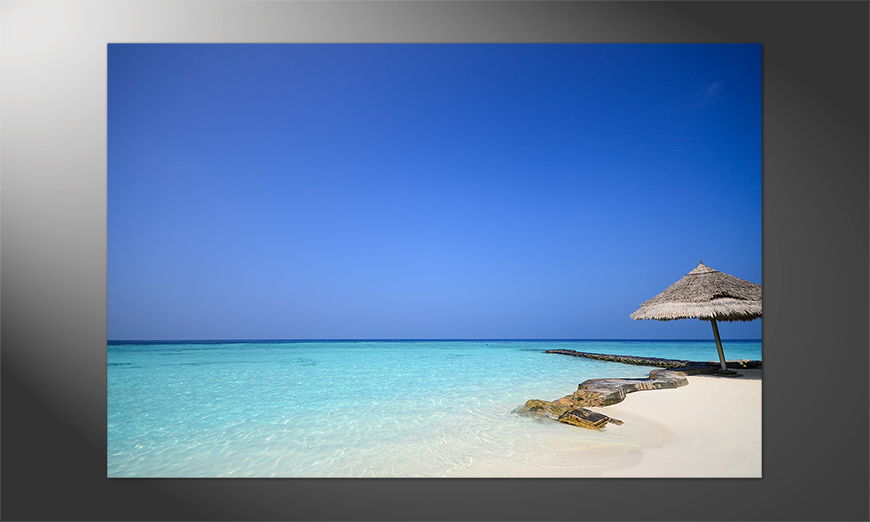 Unser-Premium-Poster-Maldives-Beach