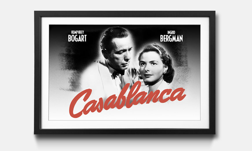 Das gerahmte Bild Casablanca