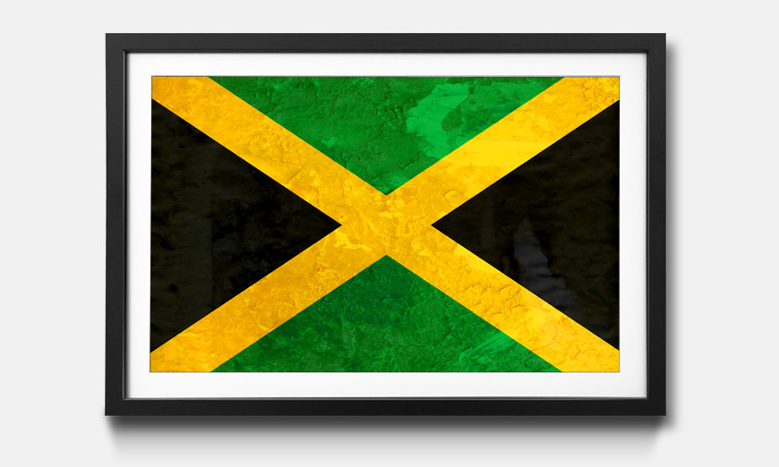 Das gerahmte Wandbild Jamaica