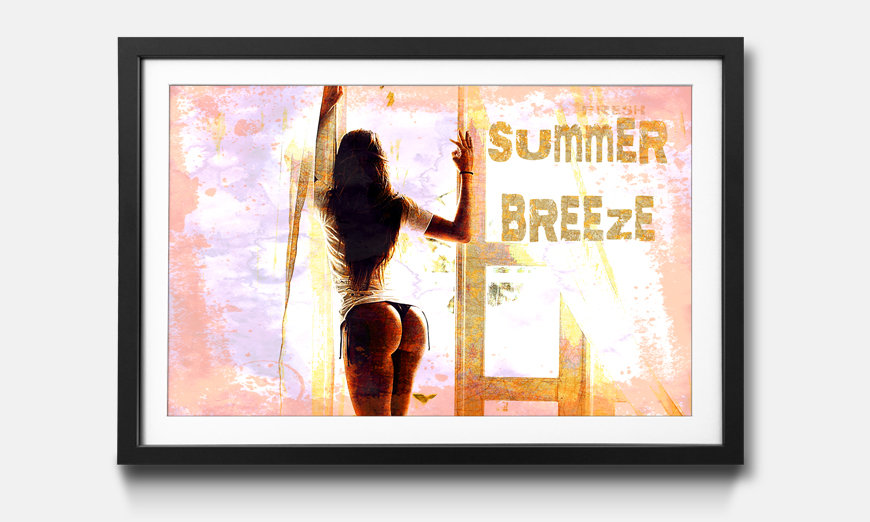 Der gerahmte Kunstdruck Summer Breeze
