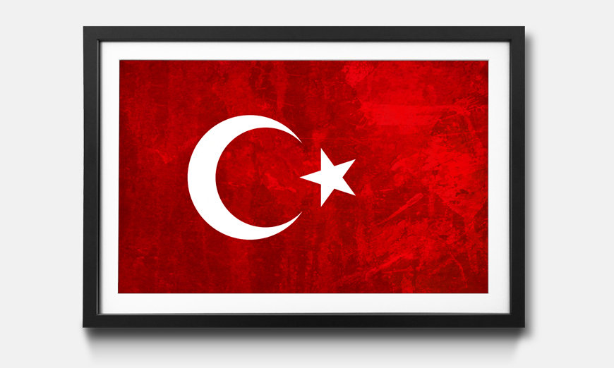 Wandbild gerahmt Türkei