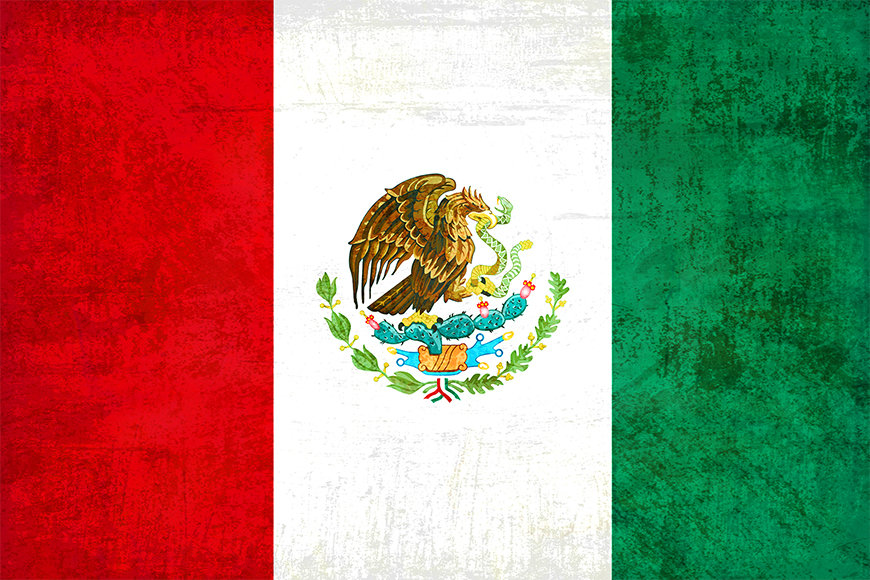 Die Vliestapete Mexiko