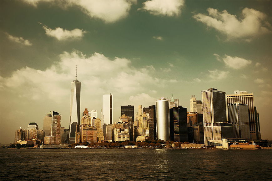 New York Tapete Manhattan Skyline
